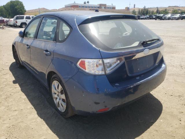 JF1GH6A63AH814732 - 2010 SUBARU IMPREZA 2. BLUE photo 3