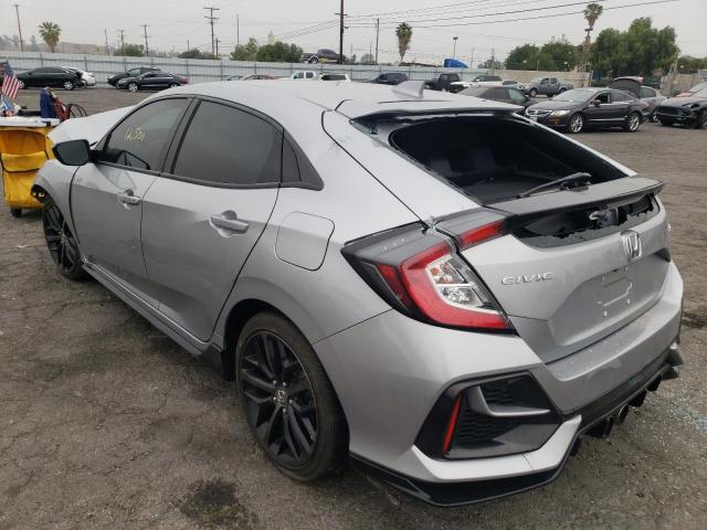 SHHFK7H46MU406620 - 2021 HONDA CIVIC SPOR SILVER photo 3