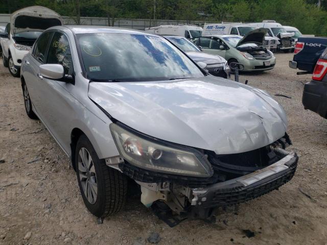 1HGCR2E39EA174752 - 2014 HONDA ACCORD LX SILVER photo 1