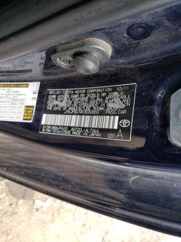 JTKJF5C74C3032650 - 2012 TOYOTA SCION TC BLUE photo 10