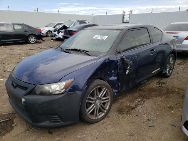 JTKJF5C74C3032650 - 2012 TOYOTA SCION TC BLUE photo 2