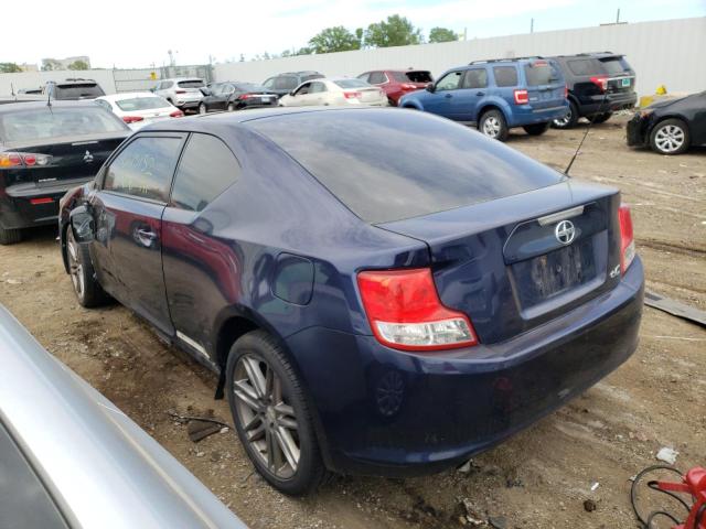 JTKJF5C74C3032650 - 2012 TOYOTA SCION TC BLUE photo 3