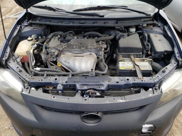 JTKJF5C74C3032650 - 2012 TOYOTA SCION TC BLUE photo 7