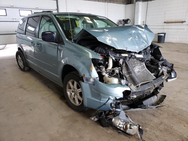 2A8HR54P78R757646 - 2008 CHRYSLER TOWN & COU BLUE photo 1