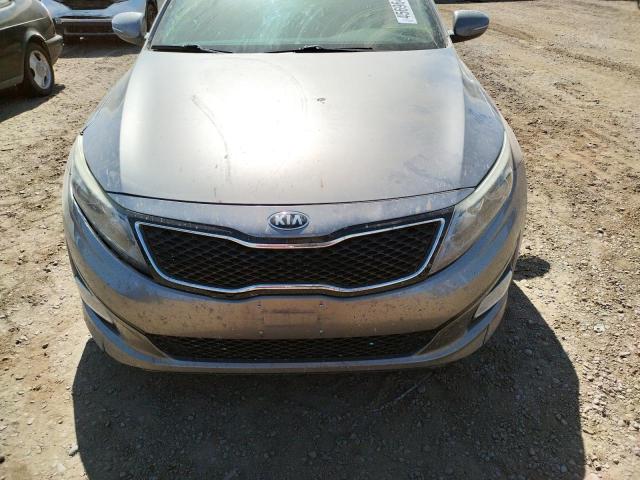 5XXGM4A75FG482977 - 2015 KIA OPTIMA GRAY photo 9