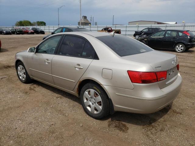 5NPET46C79H564461 - 2009 HYUNDAI SONATA GLS GOLD photo 3