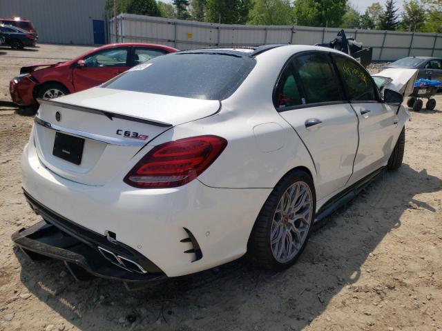 55SWF8HB2GU117652 - 2016 MERCEDES-BENZ C 63 AMG-S WHITE photo 4