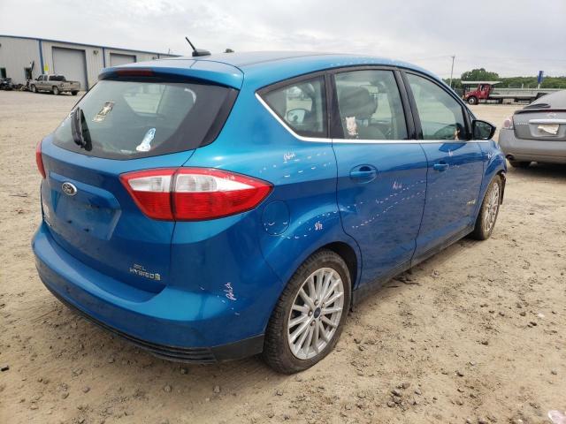 1FADP5BU5FL112414 - 2015 FORD C-MAX SEL BLUE photo 4