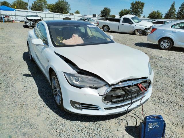 5YJSA1CG3DFP22025 - 2013 TESLA MODEL S Ağ foto 1