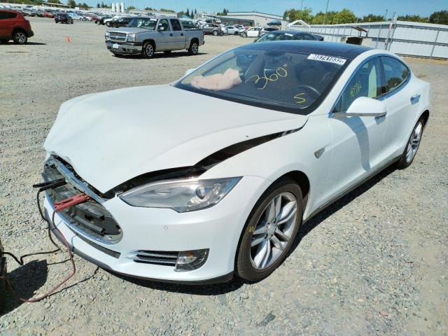 5YJSA1CG3DFP22025 - 2013 TESLA MODEL S Ağ foto 2