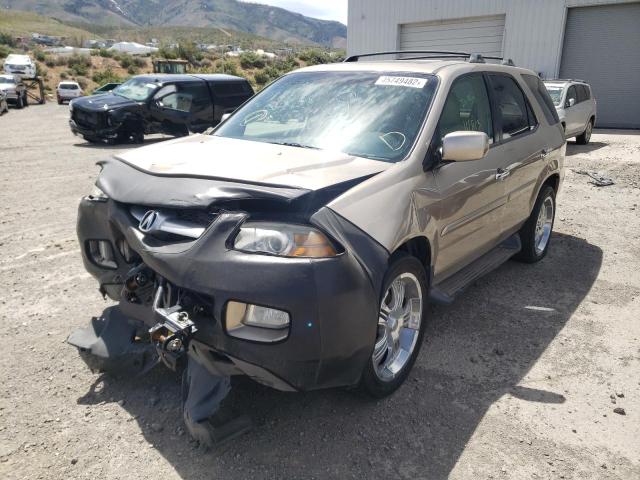 2HNYD18816H541533 - 2006 ACURA MDX TOURIN GOLD photo 2