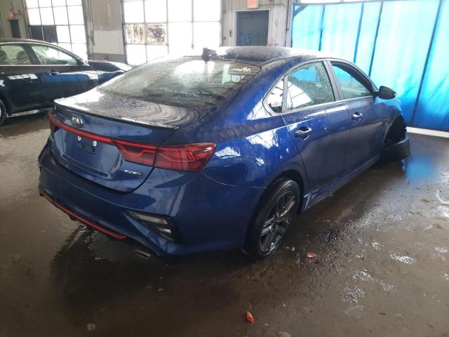 3KPF34AD2LE242522 - 2020 KIA FORTE GT L BLUE photo 4