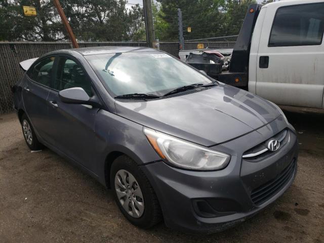 KMHCT4AE6HU313253 - 2017 HYUNDAI ACCENT SE GRAY photo 1