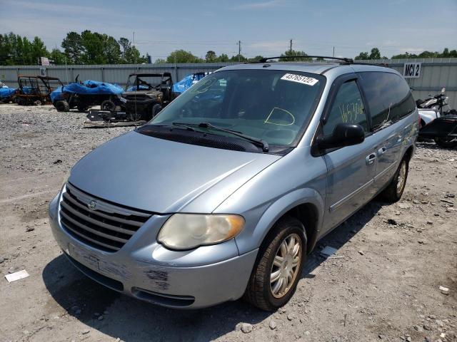 2A4GP54L46R818187 - 2006 CHRYSLER TOWN & COU BLUE photo 2