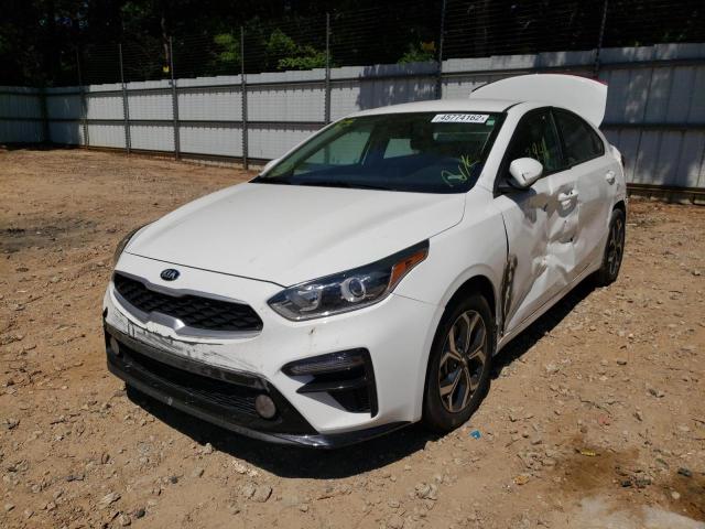 3KPF24AD6LE201510 - 2020 KIA FORTE FE WHITE photo 2