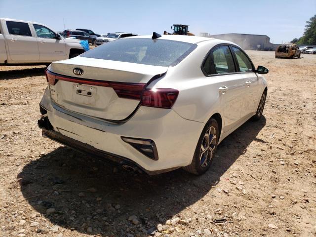 3KPF24AD6LE201510 - 2020 KIA FORTE FE WHITE photo 4