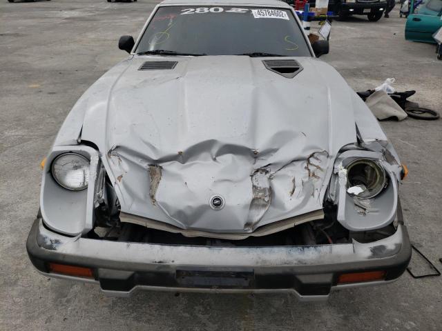 JN1HZ06S1DX502999 - 1983 DATSUN 280ZX 2+2 SILVER photo 9