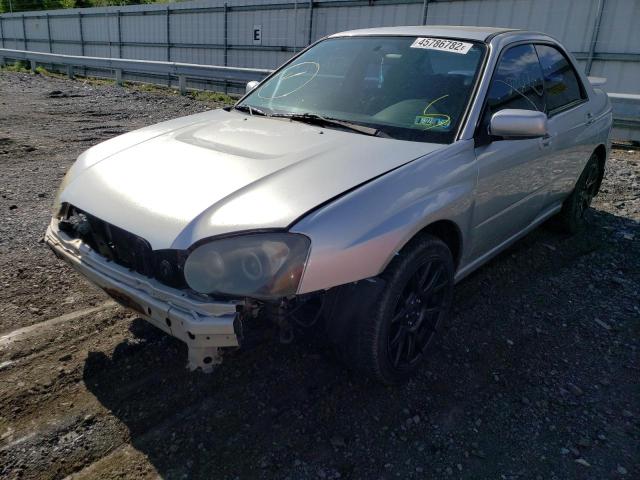 JF1GD67575H516541 - 2005 SUBARU IMPREZA RS SILVER photo 2