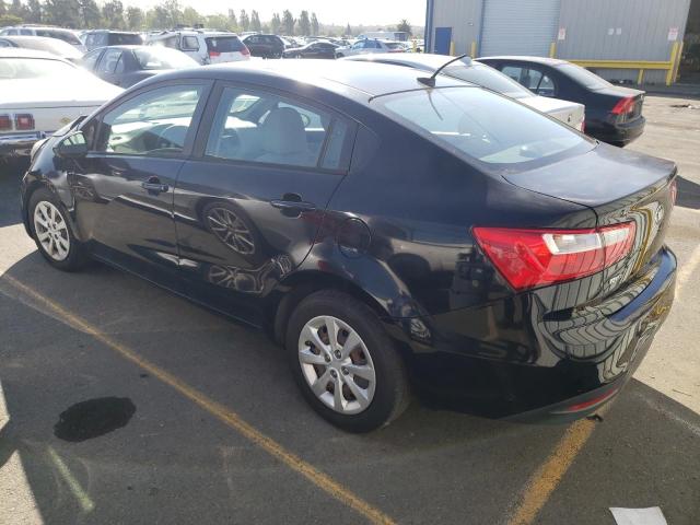 KNADM4A33E6376313 - 2014 KIA RIO LX BLACK photo 3