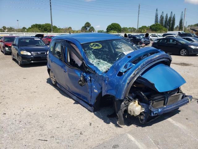 JHMGD38667S057491 - 2007 HONDA FIT S BLUE photo 1