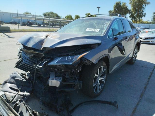 2T2BGMCA7HC016290 - 2017 LEXUS RX 450H BA GRAY photo 2