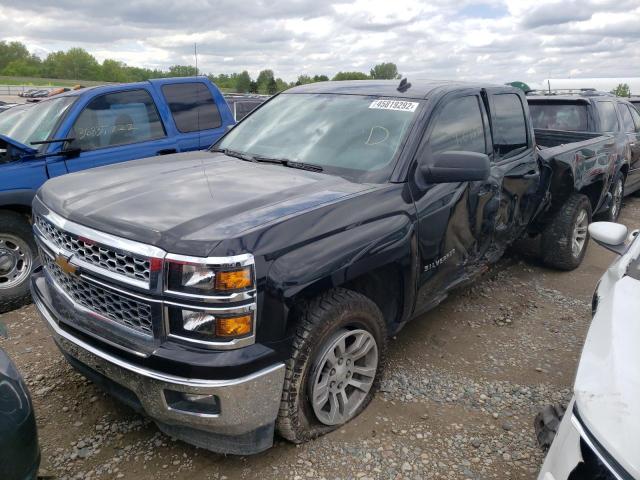 1GCRCREH6EZ393863 - 2014 CHEVROLET 1500 BLACK photo 2