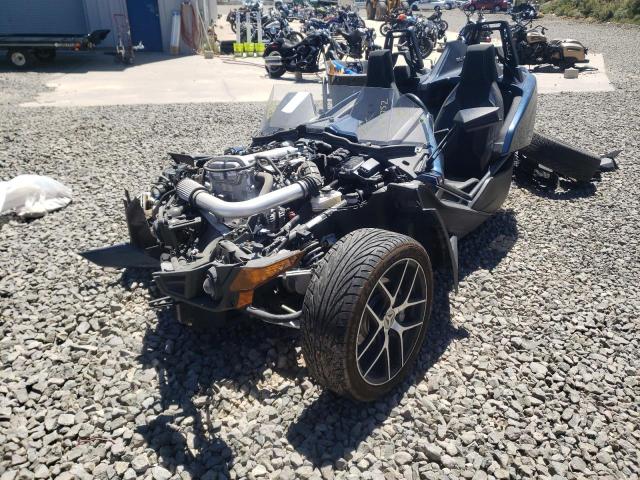 57XAAPFA4K8130840 - 2019 POLARIS SLINGSHOT BLUE photo 2