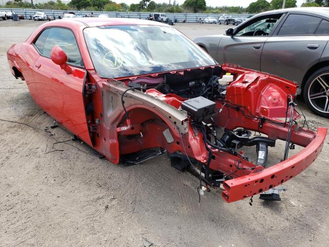 2C3CDZFJ1LH134624 - 2020 DODGE CHALLENGER RED photo 1