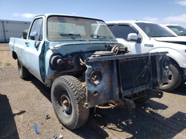 TCL447J522411 - 1976 GMC PICKUP BLUE photo 1