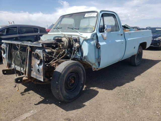 TCL447J522411 - 1976 GMC PICKUP BLUE photo 2