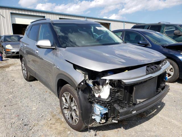 KNDERCAA3M7207970 - 2021 KIA SELTOS EX GRAY photo 1