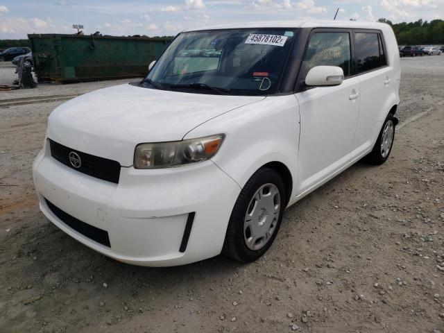 JTLKE50E081046215 - 2008 TOYOTA SCION XB Weiß Foto 2