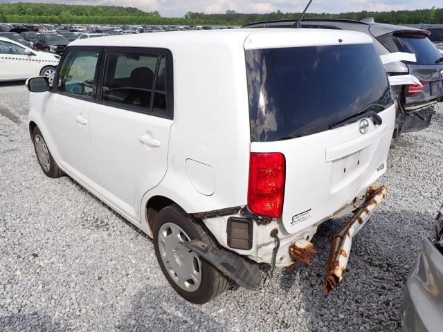 JTLKE50E081046215 - 2008 TOYOTA SCION XB WHITE photo 3