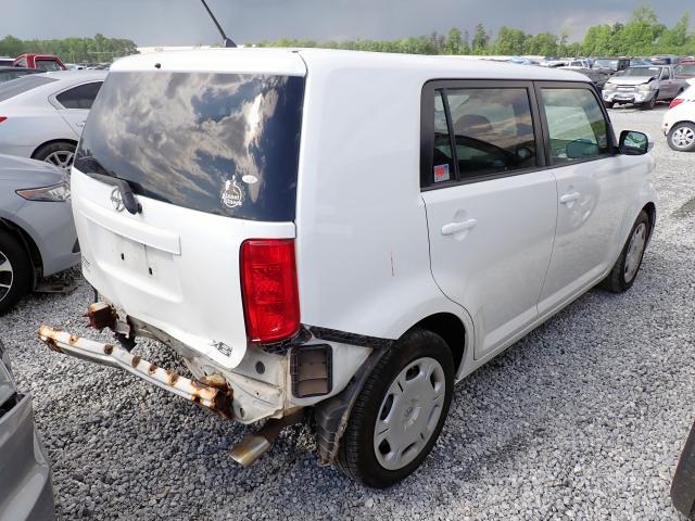 JTLKE50E081046215 - 2008 TOYOTA SCION XB WHITE photo 4