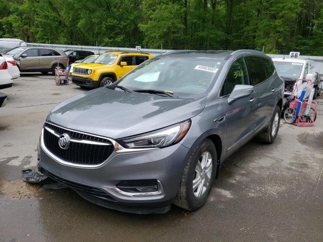 5GAEVAKW3KJ275908 - 2019 BUICK ENCLAVE ES GRAY photo 2