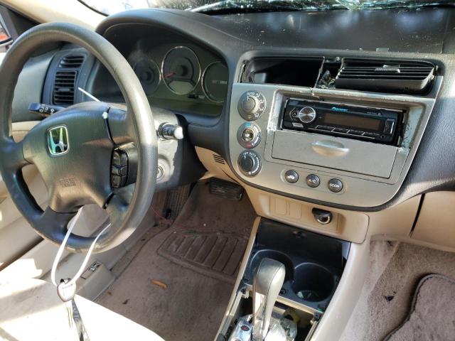 JHMES96643S010375 - 2003 HONDA CIVIC HYBR BEIGE photo 9