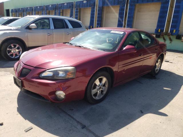 2G2WP522551269158 - 2005 PONTIAC GRAND PRIX Бордовый фото 2