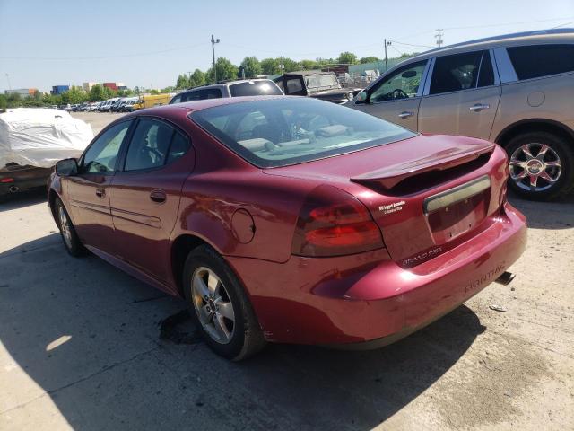 2G2WP522551269158 - 2005 PONTIAC GRAND PRIX Бордовый фото 3