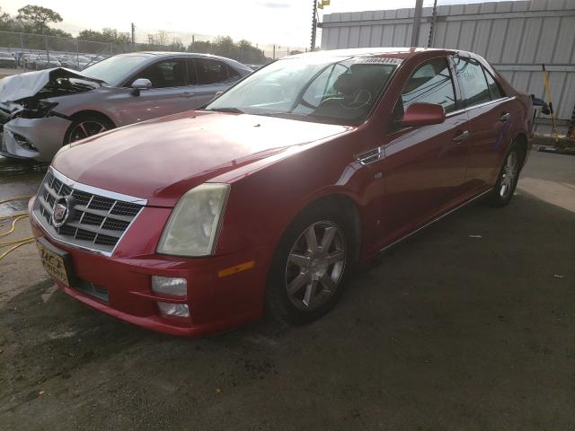 1G6DC67AX80193279 - 2008 CADILLAC STS RED photo 2