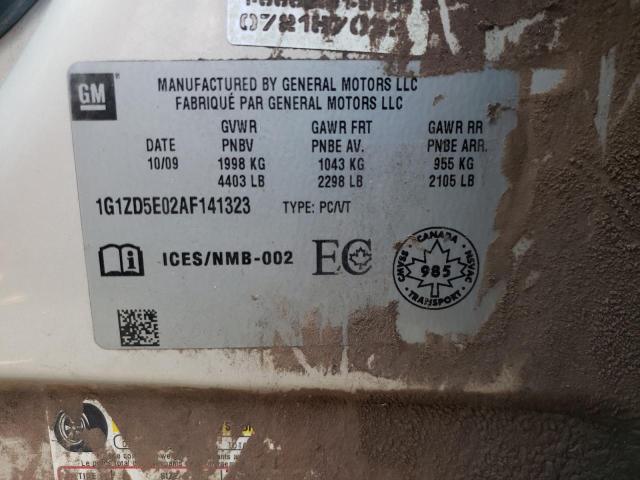 1G1ZD5E02AF141323 - 2010 CHEVROLET MALIBU 2LT BEIGE photo 10