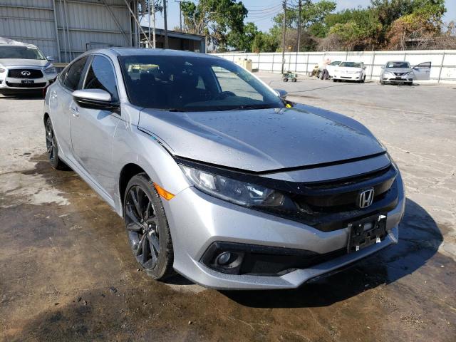 19XFC2F83KE040447 - 2019 HONDA CIVIC SPOR SILVER photo 1