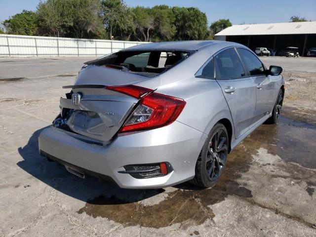19XFC2F83KE040447 - 2019 HONDA CIVIC SPOR SILVER photo 4