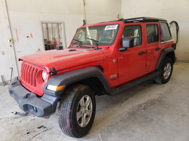 1C4HJXDN8LW148025 - 2020 JEEP WRANGLER UNLIMITED SPORT  ფოტო 2