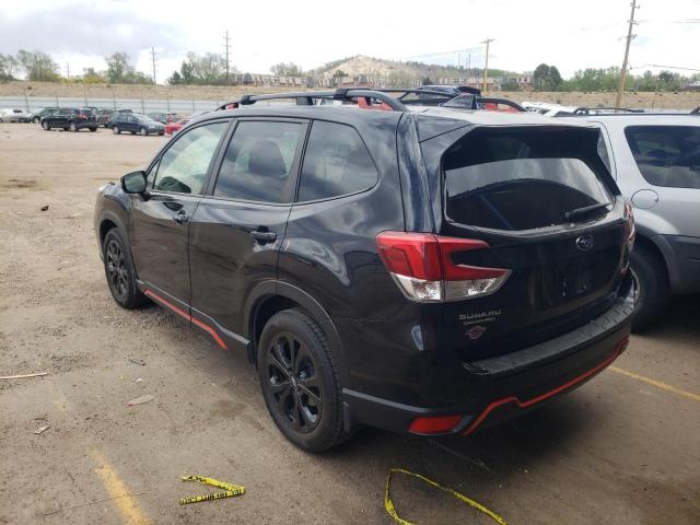 JF2SKAPC1KH503468 - 2019 SUBARU FORESTER S BLACK photo 3