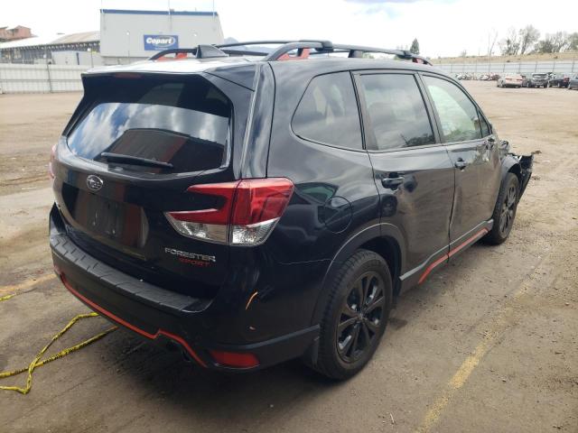 JF2SKAPC1KH503468 - 2019 SUBARU FORESTER S BLACK photo 4