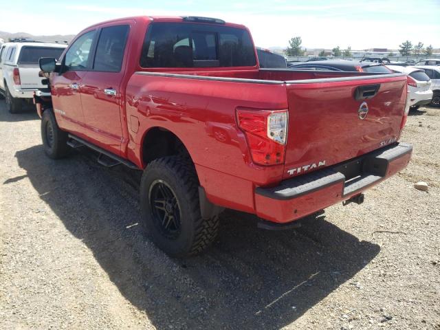 1N6AA1ED6MN522768 - 2021 NISSAN TITAN SV RED photo 3