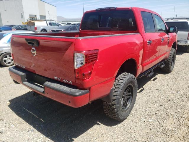 1N6AA1ED6MN522768 - 2021 NISSAN TITAN SV RED photo 4