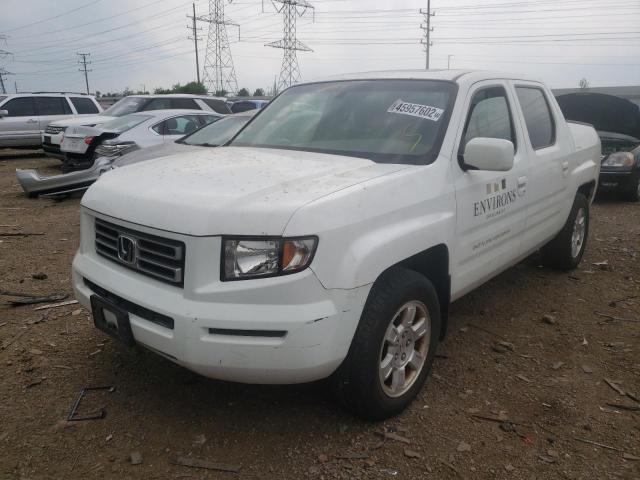 2HJYK16518H520619 - 2008 HONDA RIDGELINE WHITE photo 2