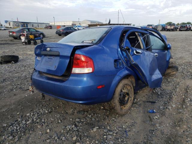 KL1TD56666B661479 - 2006 CHEVROLET AVEO BASE  photo 4