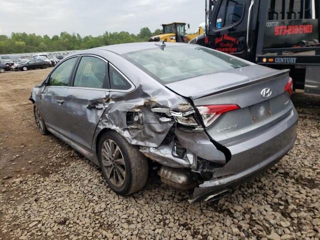 5NPE34AF9HH546639 - 2017 HYUNDAI SONATA SPO SILVER photo 3